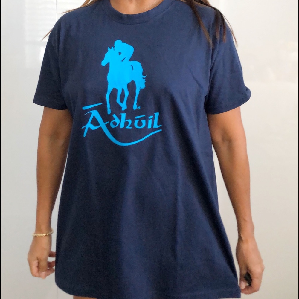 "SOL'S Imperial 1150"  Ecuestrian Graphic Tee SZ M